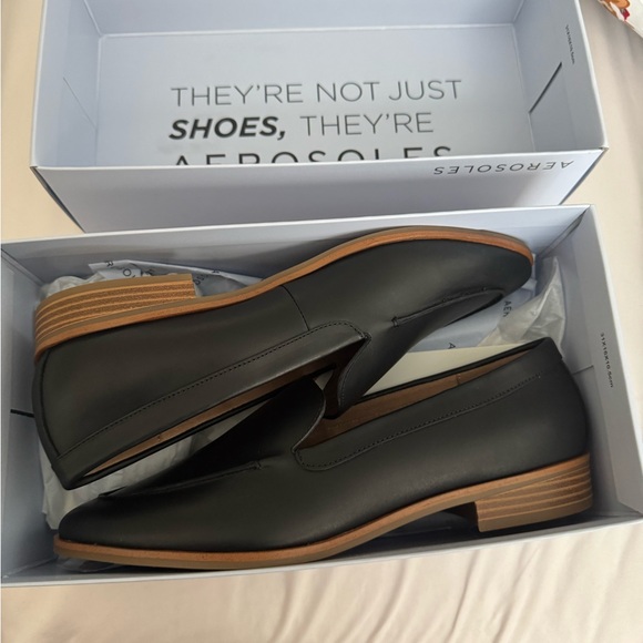 Aerosoles Men's Black Loafers - Picture 1 of 3